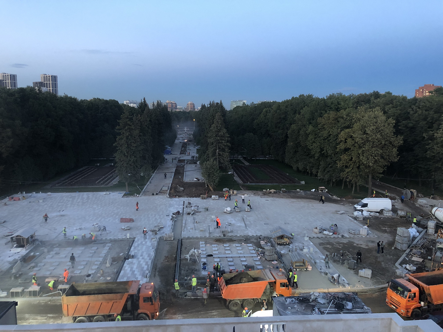 Реконструкция Северного речного вокзала, благоустройство парка