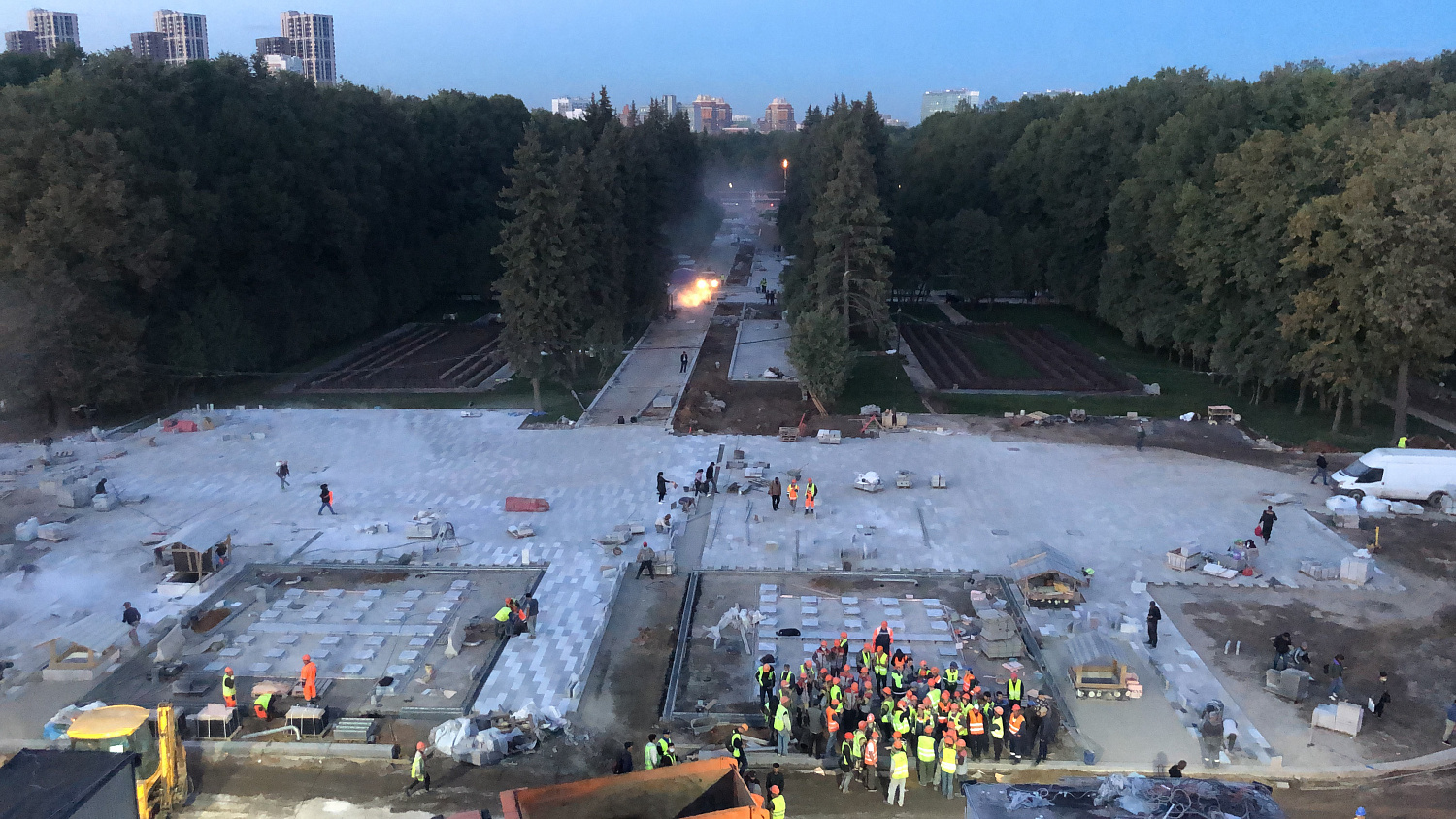 Реконструкция Северного речного вокзала, благоустройство парка