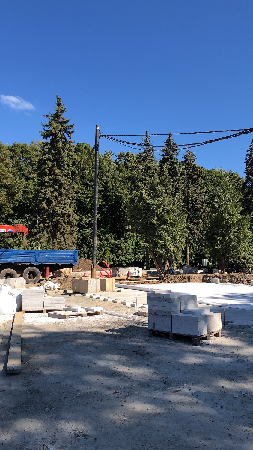Реконструкция Северного речного вокзала, благоустройство парка